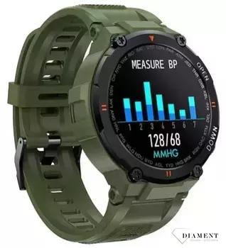 Smartwatch męski na pasku Garett Sport Combat RT zielony (2).webp